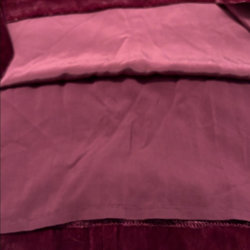 Boden Plum Velvet Open Back Mini Dress SZ 14 rhinestone button long sleeve lined - Picture 13 of 16